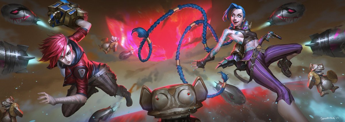 JohnathanC92's tweet photo. Arcane fan art done last year, looking forward to the next season !
#arcane
#fanart #Vi #Jinx #LeagueOfLegendsFanArt #LeagueOfLegends https://t.co/OLplQguLfL