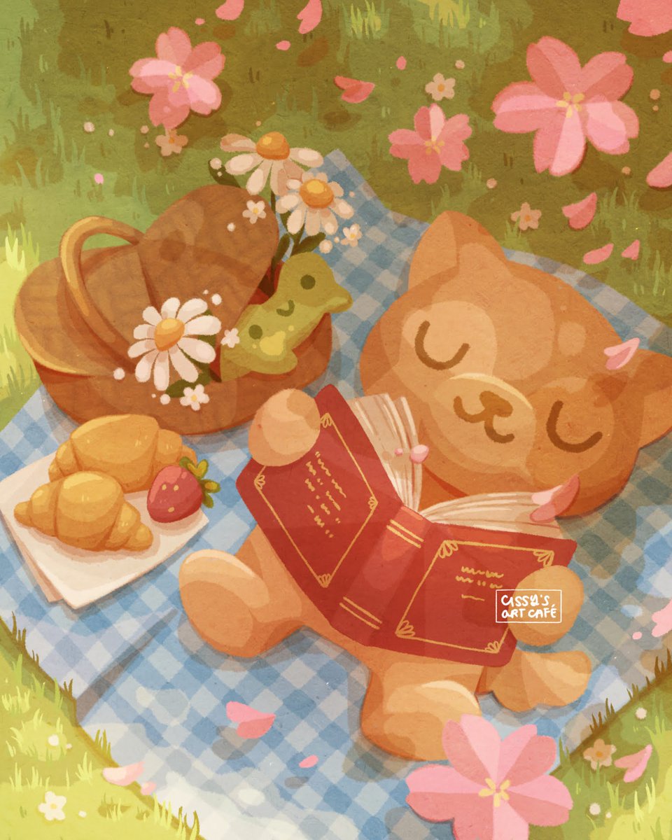 ccsartcafe's tweet photo. happy cherry blossom season 🌸💕 https://t.co/dag1pbMZIg