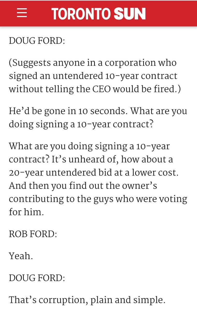 A 95 year lease for a lake front property seems like a lot.
I wonder what Rob &amp; Doug Ford would think of that?
#ONpoli #TOpoli 
#OntarioPlace