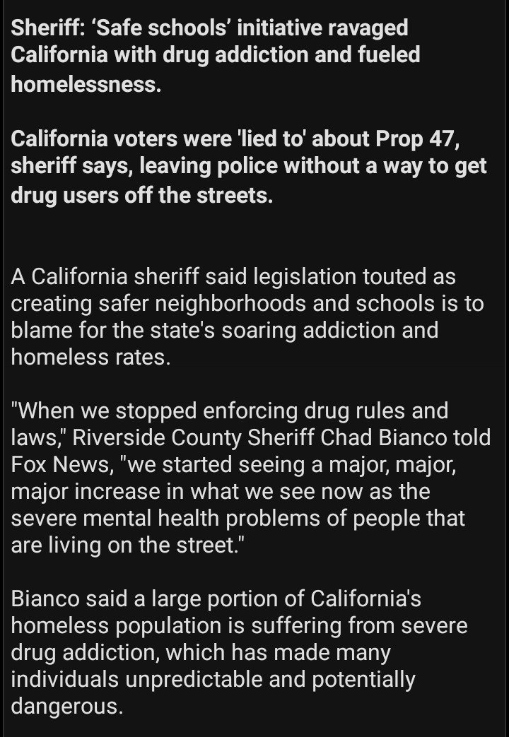 Michael4MayorSA's tweet photo. #SanAntonio #Spurs #satx #Brahmas #Fiesta #sanantoniofiesta #Fiesta2023 #HornsForward #sabookfest 

A California sheriff said legislation touted as creating safer neighborhoods and schools is to blame for the state's soaring addiction and homeless rates.

https://t.co/cJJrPOwuPO https://t.co/WrhrCLWVst