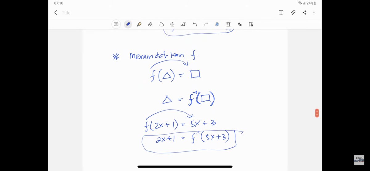 KONSEP DASAR FUNGSI &amp; KOMPOSISI

ternyata cm perlu ngehafalin 3 konsep ajh🙀😱

✅ rumus invers
✅ mengubah fungsi komposisi --> fungsi
✅ mindahin f

jangan lupa latsol!

lengkapnya : youtu.be/615KRCurqNY