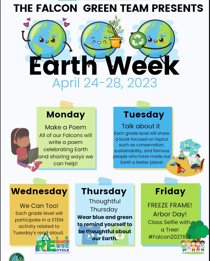Ashland is celebrating EARTH WEEK! Our green team planned an amazing week of thinking about our planet.  #AshlandSOAR @PWCSEnergyTeam