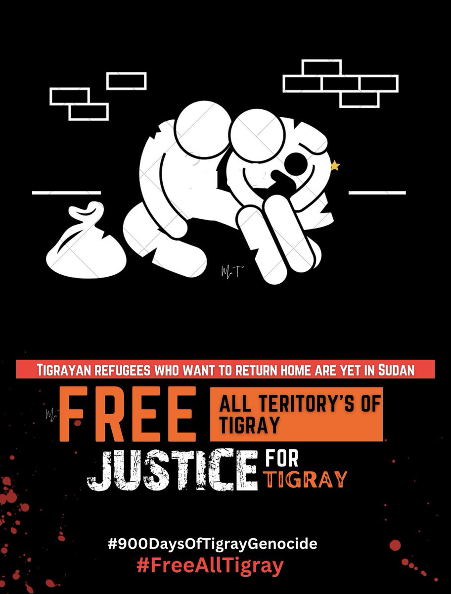 What is happening in #900DaysOfTigrayGenocide ? The conflict has left +600k dead , 130 rape victims & 2 mil displaced, with +70k refugees pouring into neighbouring #Sudan with +2,3 mil children out of school . #Justice4Tigray #FreeAllTigray @UN_HRC @EUCouncil @POTUS @SecBlinken