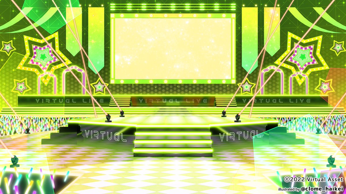 VirtualAsset_sp's tweet photo. ＼✨アイテム紹介✨／ 

”#VirtualAsset”ではVTuberさんの歌配信向けに「ライブステージ」背景をお取り揃えしております🥳

どうぞご覧ください✨
https://t.co/CAEqyViJOe

 #配信素材 #背景素材 #Vtuber #Vtuber素材 https://t.co/JNnQN8U2B7