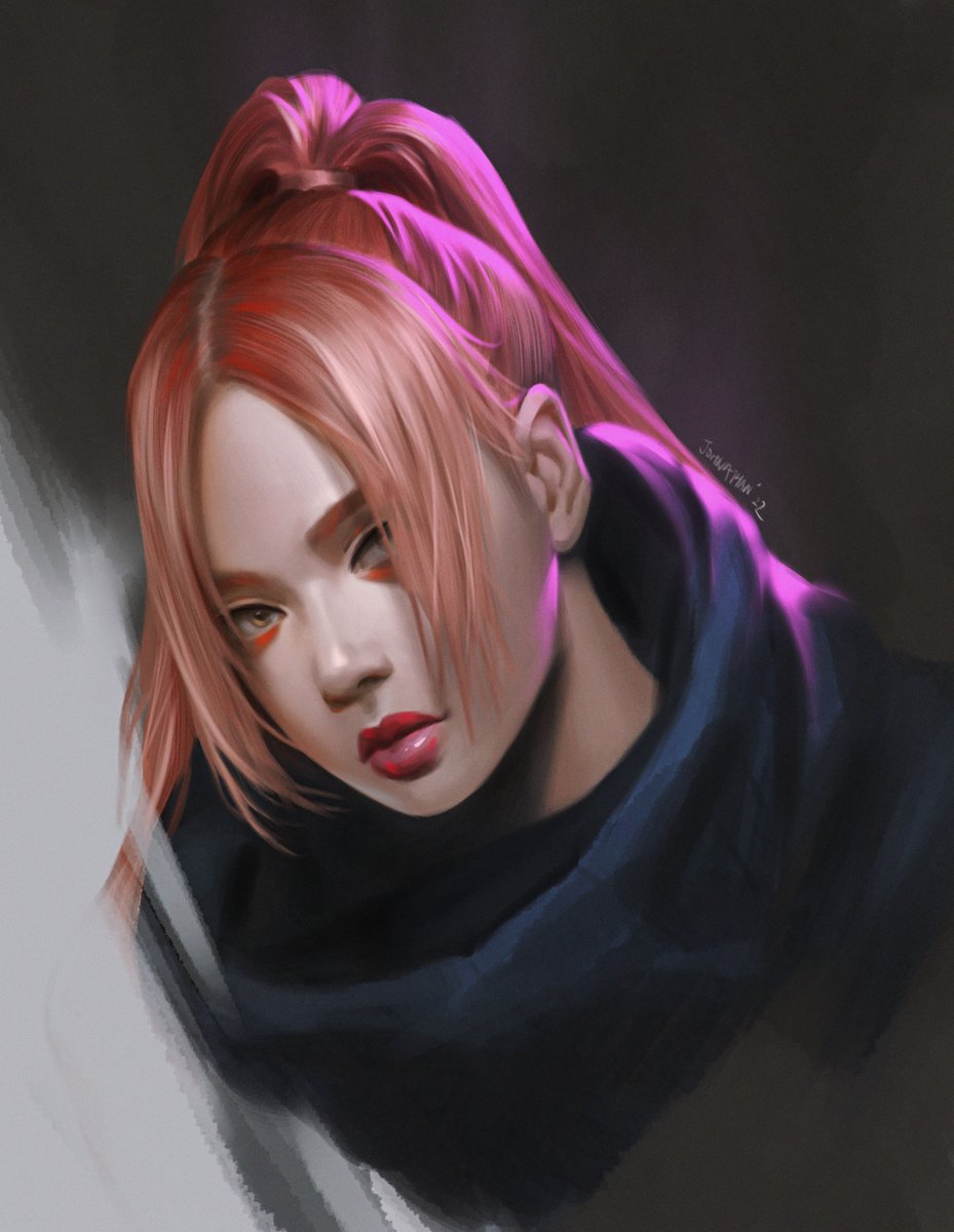 JohnathanC92's tweet photo. Wanted to practice some head shots, they were in the area. 
#BLACKPINK #JENNIE #LISA #jisoo #Rose #fanart https://t.co/wcovNHNGfC