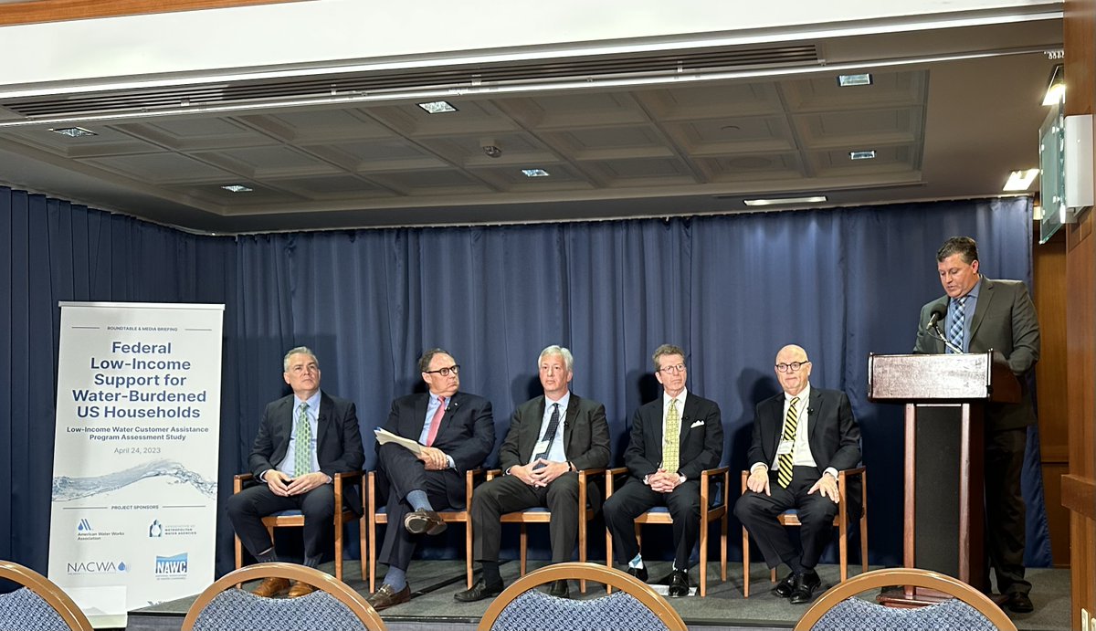 NAWCH2O's tweet image. We’re in Washington, D.C., today with other water sector leaders to call on Congress and @POTUS to make funding for a low-income water and wastewater assistance program (#LIHWAP) permanent.