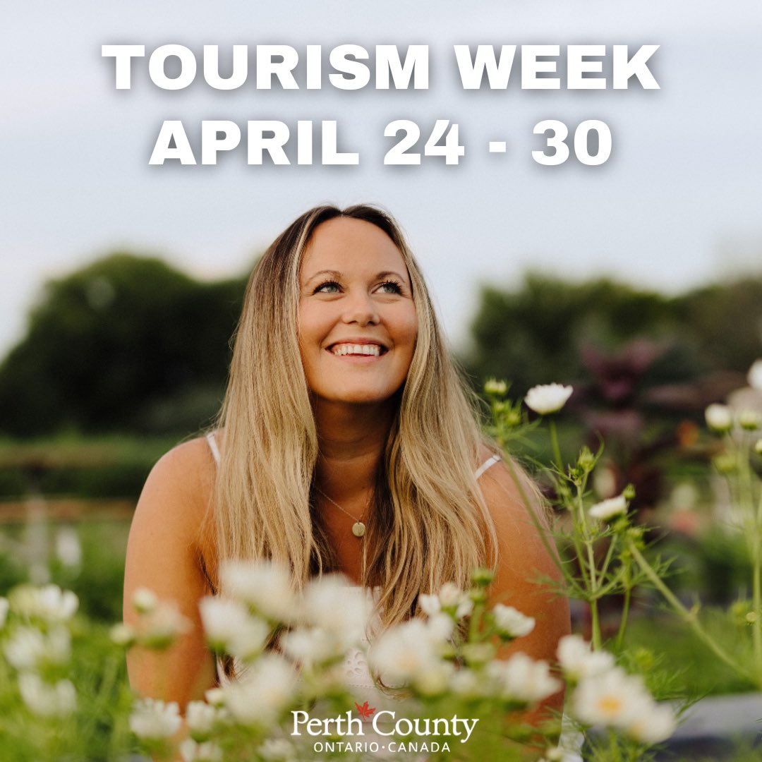 HAPPY TOURISM WEEK! ✈️  You’re invited to celebrate with us in Perth County – we are open for business and ready to welcome travelers to our rural region in 2023! 💛

#GreenMeansGo #TourismWeekCanada2023