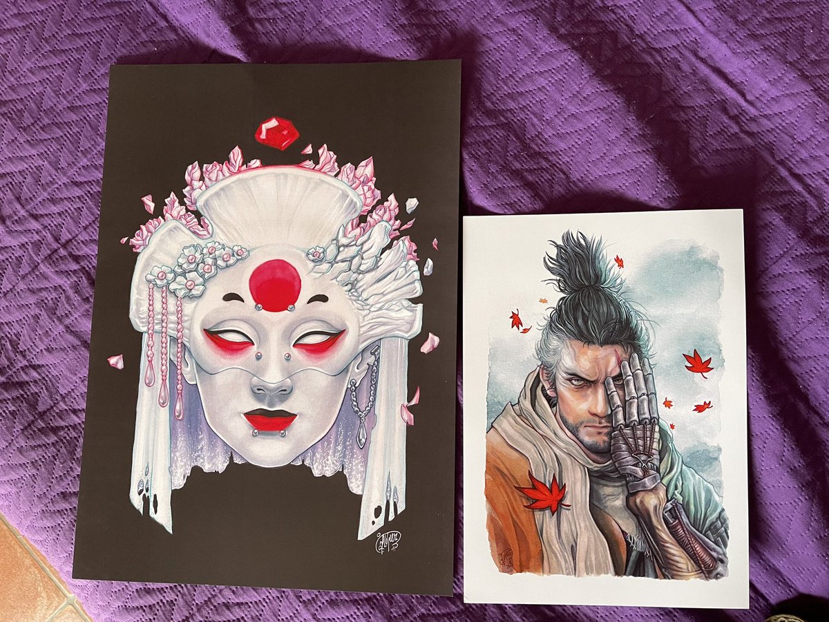 Una maravilla de persona y una artistaza! Que ganas tenia de tener unas laminas tuyas! Muchas gracias son espectaculares! 🙏🏼😍😄 <a href="/Jennestudios/">J.Giner</a>