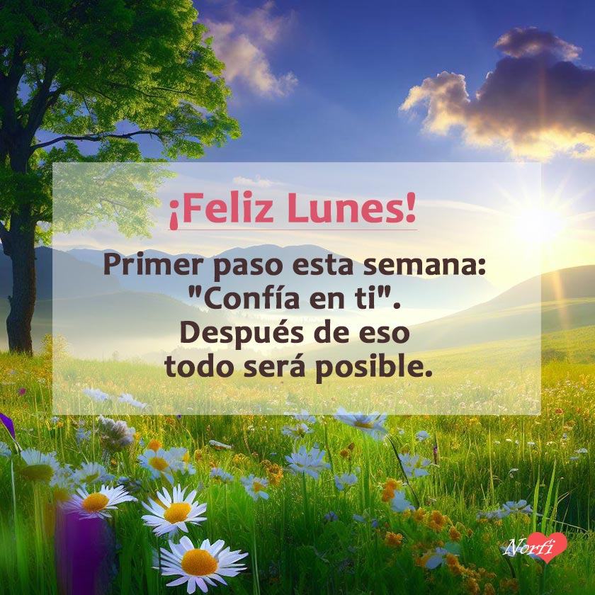 ¡Feliz Lunes!
Primer paso esta semana: "Confía en ti".
Después de eso todo será posible.
norfipc.com/amor/frases-de…
#felizLunes #frasesinspiracion #motivacion