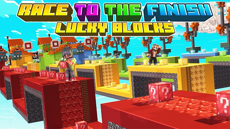 Lucky Blocks Race in Minecraft Marketplace