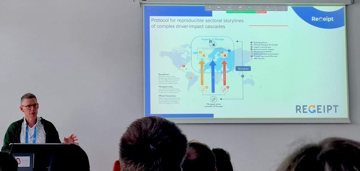 RECEIPT_eu's tweet photo. 💡We're excited to be at #EGU2023 where @bart_vd_hurk presented the importance of physical #Climatestorylines for exploring complex impact transmission pathways and alternative event cascades under #future climate conditions🔎#EGU2023
#H2020
#PhysicalClimateStorylines
#RECEIPT_eu https://t.co/reIyOMM91Y