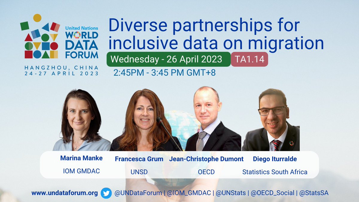 UNMigrationData's tweet photo. How can we ensure the inclusiveness of migrants in @SDGoals policy and programming design with reliable and disaggregated data?🤔

📺Join the session on Diverse partnerships for inclusive data on migration at #UNDataForum📊🌐🌎

Register👉https://t.co/mqZFBx7k63
@UNDataForum https://t.co/ywx2k2Srpc