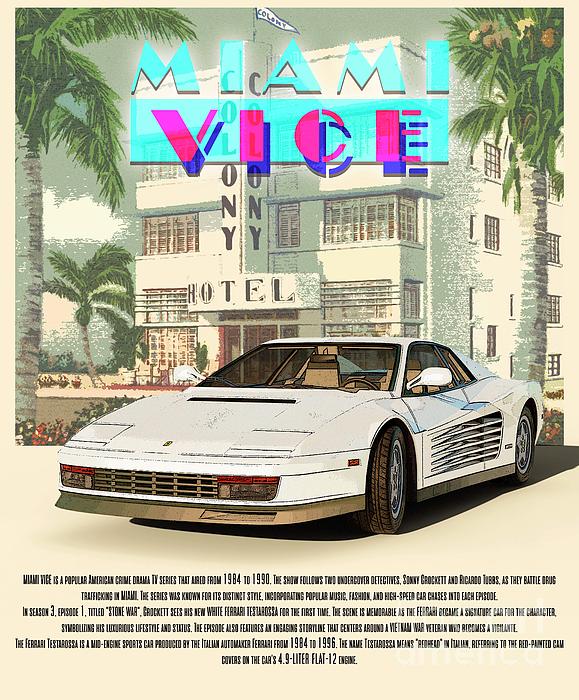 Emilhd5's tweet photo. New artwork for sale! - "Miami Vice Forever" - https://t.co/swkboVa7kp @fineartamerica https://t.co/1E3wBnR5Yo
