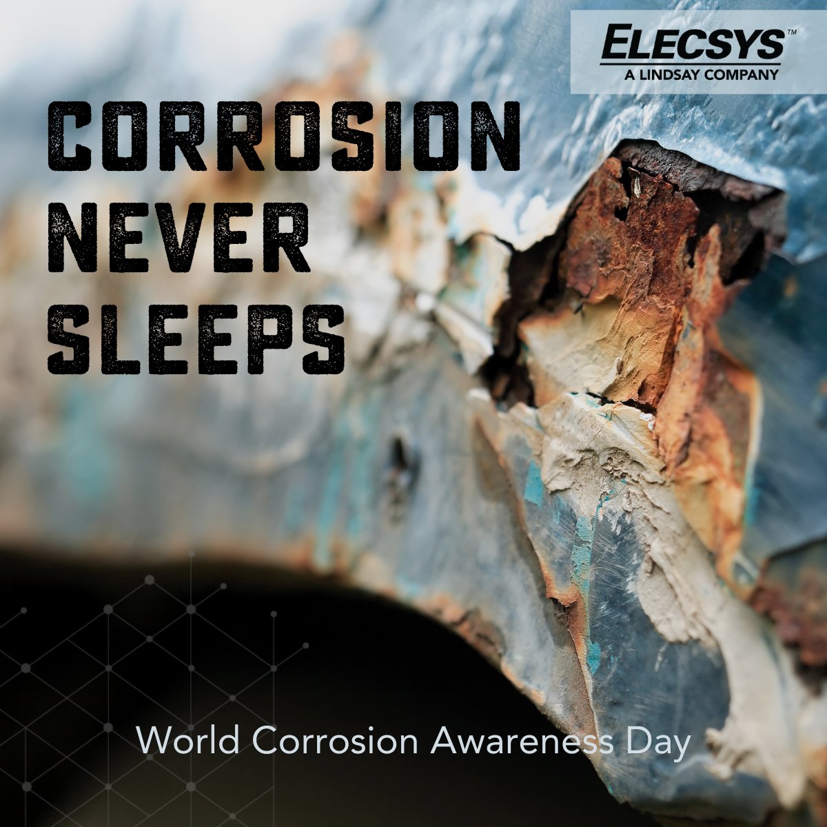 Help stop #corrosion before it starts. 

On #WorldCorrosionAwarenessDay last year, Jamey Hilleary shared the impact & importance of #corrosionineverydaylife. Check it out here: bit.ly/41HInIG

#AMPPWCAD #CorrosionControl #CathodicProtection #remotemonitoring #Elecsys