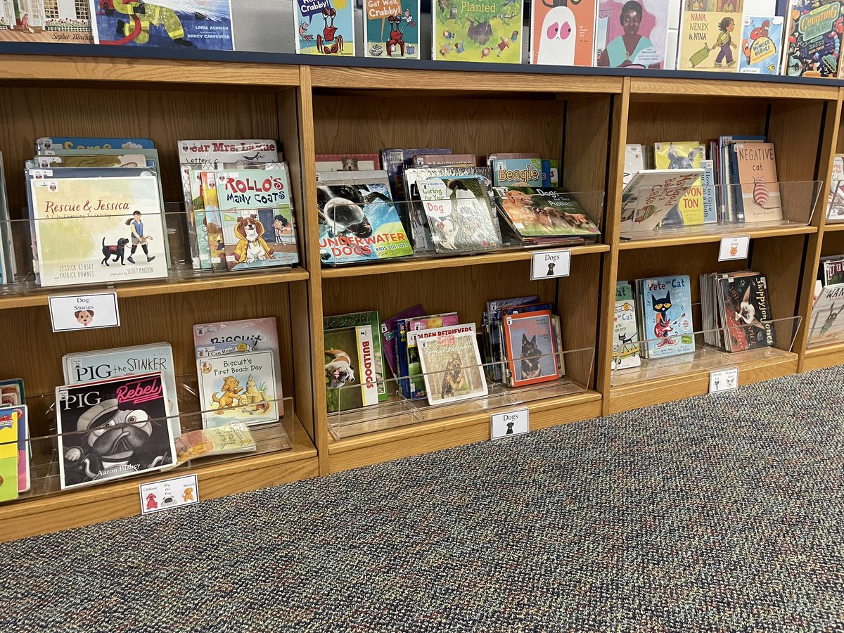 northrupjp's tweet image. It’s school library week! My big project this year was reorganizing picture books and nonfiction books by topics. Yes, I even mixed them together when shelving! I also changed them all to forward facing. It’s all been a game changer! #ALLibraries #aaslslm