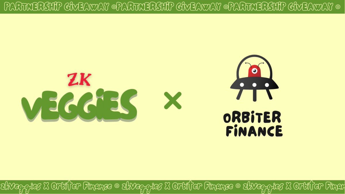 Orbiter Finance 🛸 (@orbiter_finance) on Twitter photo 🛸 Don't miss this!
Glad to give away 100 WL spots of <a href="/zkVeggies/">zkVeggies🥦</a> which is a free mint NFT project on zkSync Era.
Get your chance to win through:
1️⃣ Follow <a href="/Orbiter_Finance/">Orbiter Finance 🛸</a> & <a href="/zkVeggies/">zkVeggies🥦</a>
2️⃣ RT & Like
Deadline: April 27th at 10:00 UTC
#Giveaway #NFTGiveaway #zkSyncEra 🛸 Don't miss this!
Glad to give away 100 WL spots of <a href="/zkVeggies/">zkVeggies🥦</a> which is a free mint NFT project on zkSync Era.
Get your chance to win through:
1️⃣ Follow <a href="/Orbiter_Finance/">Orbiter Finance 🛸</a> & <a href="/zkVeggies/">zkVeggies🥦</a>
2️⃣ RT & Like
Deadline: April 27th at 10:00 UTC
#Giveaway #NFTGiveaway #zkSyncEra