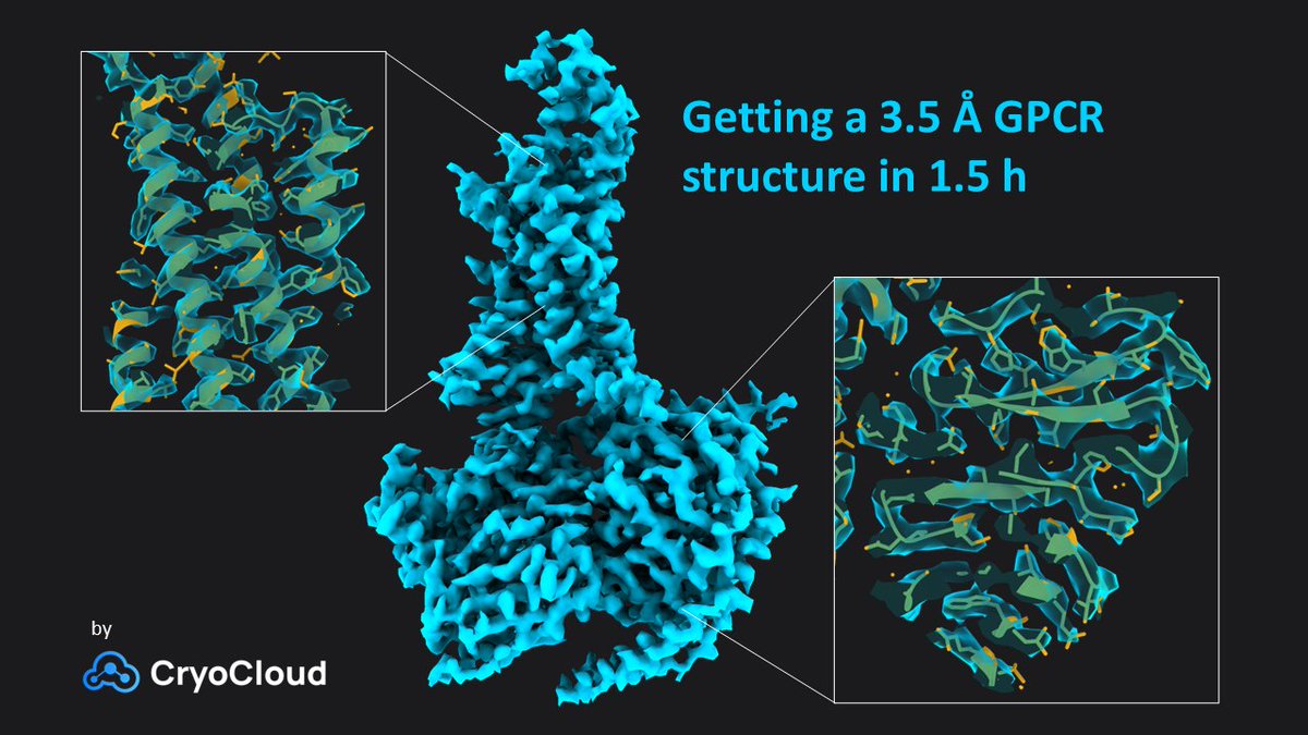 We redid the #GPCR benchmark after applying infrastructure updates and optimizations, resulting in a 2x faster runtime of 1:37 h  (previously 3:17 h). Our users will benefit from faster runtimes &amp; be able to run more jobs for their money.
docs.cryocloud.io/blog/Getting-a…

#cryoEM #cloud