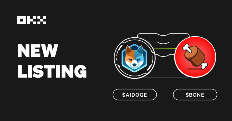 okx's tweet photo. #OKX Memecoins: 🥁 Votes have been tallied, and we have the winners 🤩 

🐕 $AIDOGE @ArbDogeAI 
&amp;
🍖 $BONE @Shibtoken 

will get listed on #OKX

📈 Spot trading will open at 6:00 AM Apr 25 (UTC)