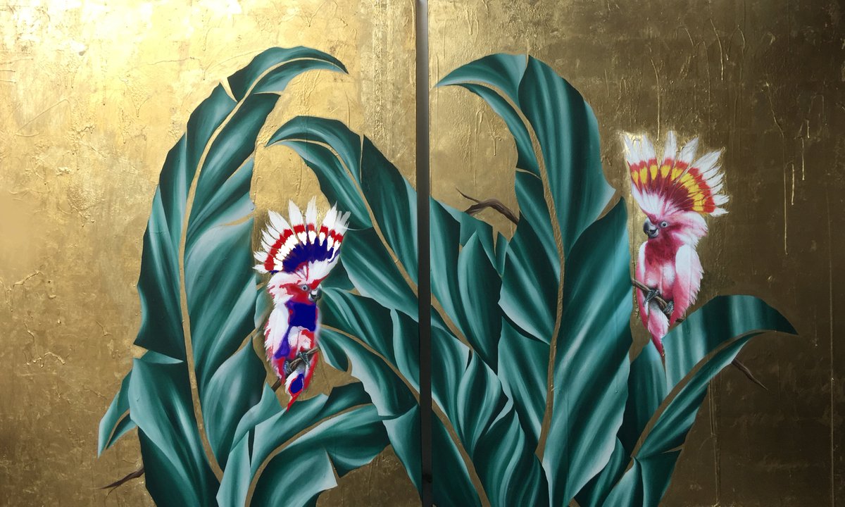 Sometimes it takes a bit of incomplete to become complete  

#PaintingInsights
#MyParrots