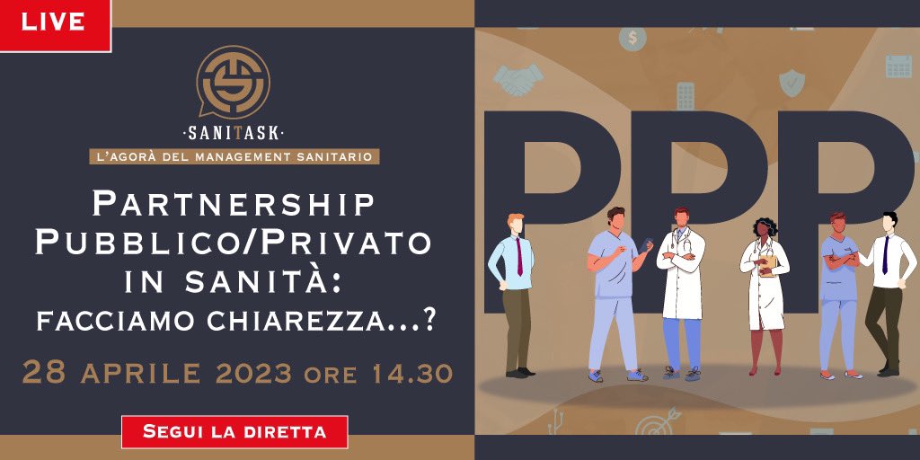 PopSci_italia's tweet photo. 📌#SANITALK di #SANITASK
Partnership Pubblico/Privato in sanità: opportunità e ostacoli
⏱️28 aprile dalle ore 14.30
🗓️aggiungi al tuo calendario e segui la diretta qui 👉🏻 https://t.co/hzcQpNDRg0
@AlfasigmaSpa #liveSICS #popscitalia #qsanit https://t.co/IdKpn5xHuq