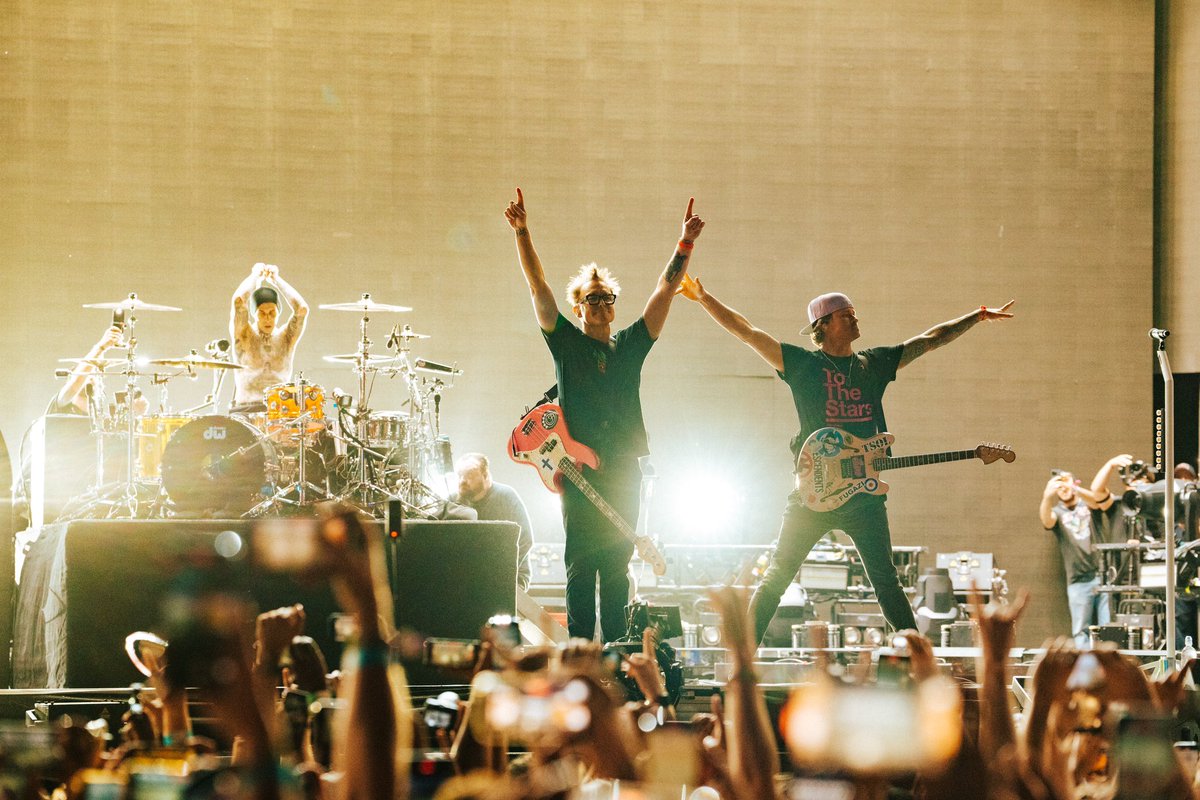 coachella's tweet photo. Missed you @blink182 @travisbarker @markhoppus @tomdelonge https://t.co/sQK0Izogwc
