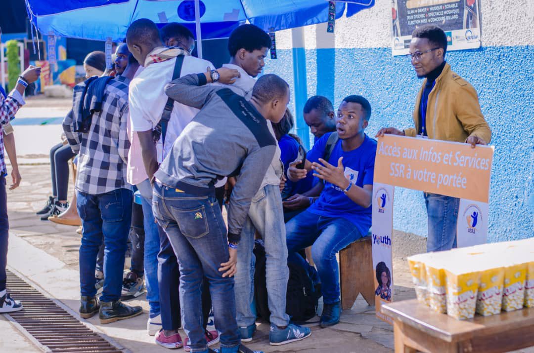 Asrjrdcongo's tweet photo. D’un jeune à l’autre, nous avons fourni les bonnes informations sur la santé sexuelle et reproductive aux étudiants de l’UOB à l’occasion de la cérémonie d’accueil de nouveaux.
@PNMLS_RDC https://t.co/OLWwyqhQK0