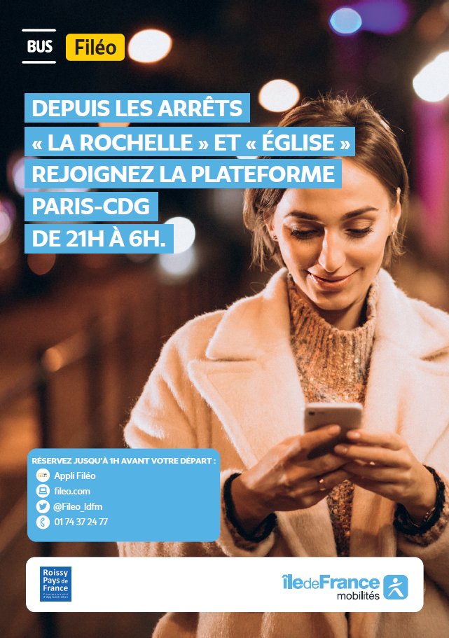 Filéo - Le transport à la demande vers Paris-CDG tweet media