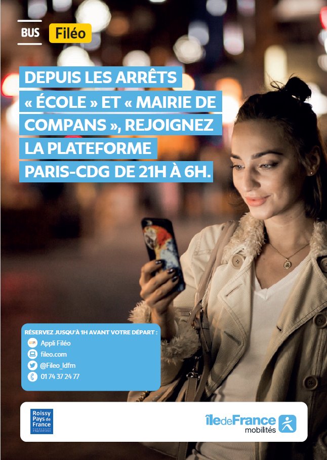 Filéo - Le transport à la demande vers Paris-CDG tweet media