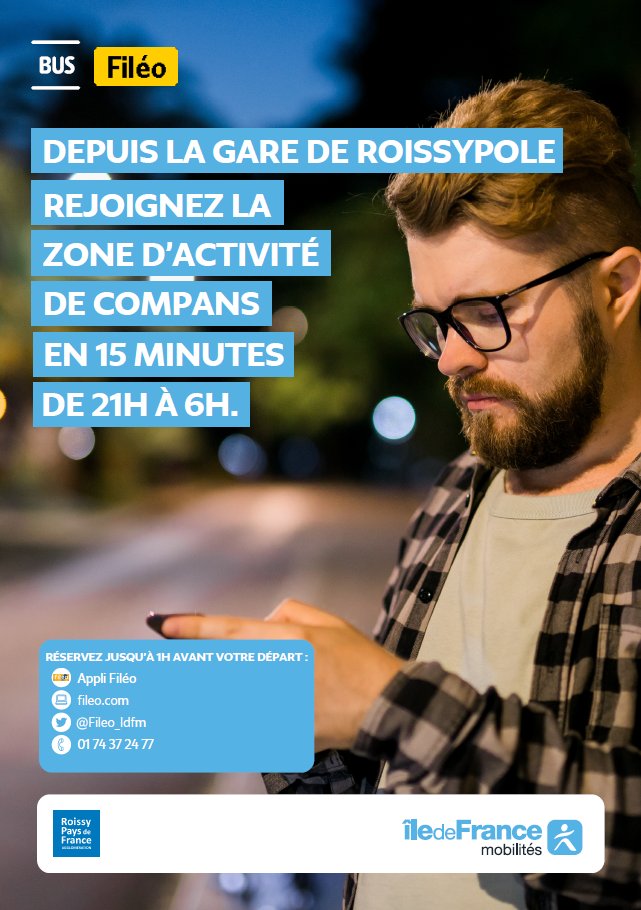 Filéo - Le transport à la demande vers Paris-CDG tweet media