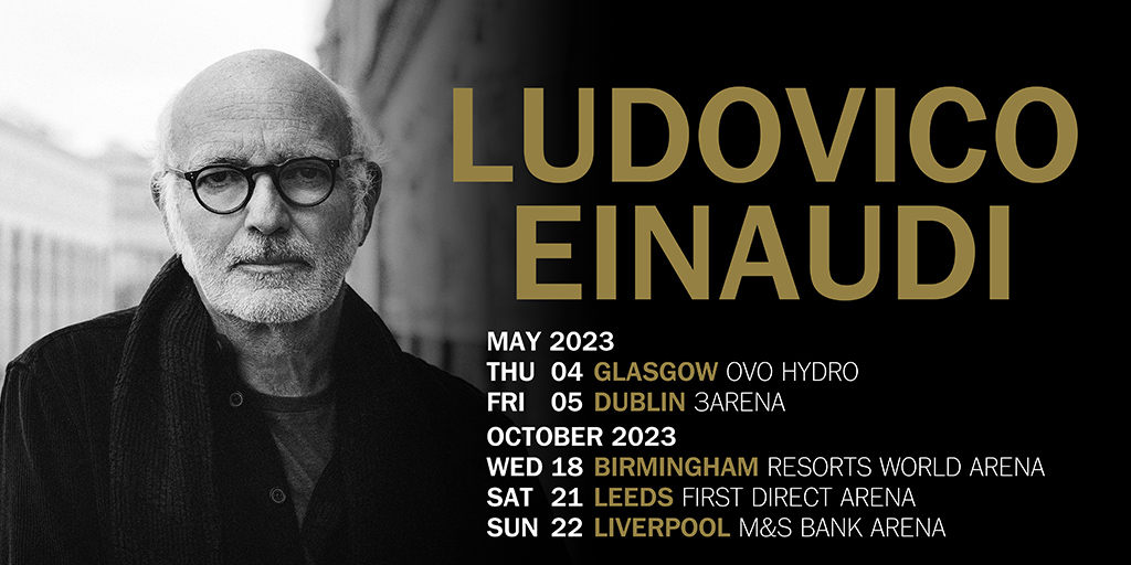 Very glad to be announcing more shows in the UK this October! Tickets will be available this Thursday 27th April at ludovicoeinaudi.com #ludovicoeinaudi #tour #uk