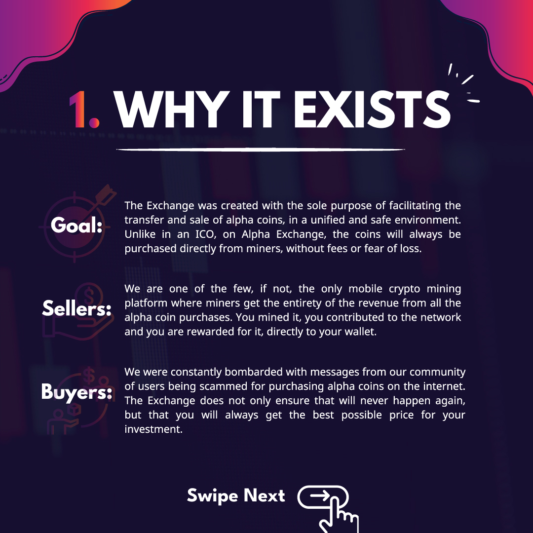 minealphacoin's tweet photo. Dear community!

So "How does Alpha Exchange work?" has been THE question for many of you.

In essence, it's a buyer's market with a twist:
The more you put for sale, the more you will make!

#Crypto  #BTC  #usdt #ETH  #alphanetwork https://t.co/Zcw4DEe5RJ