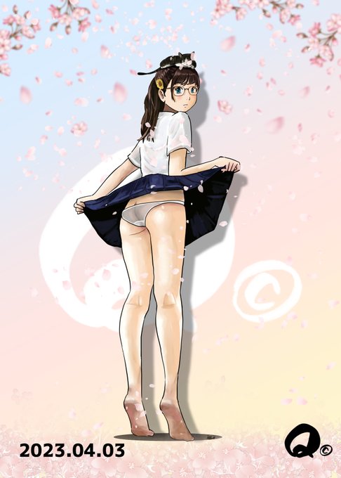 #今月描いた絵を晒す 
今年の桜は早かったなぁ～😱 