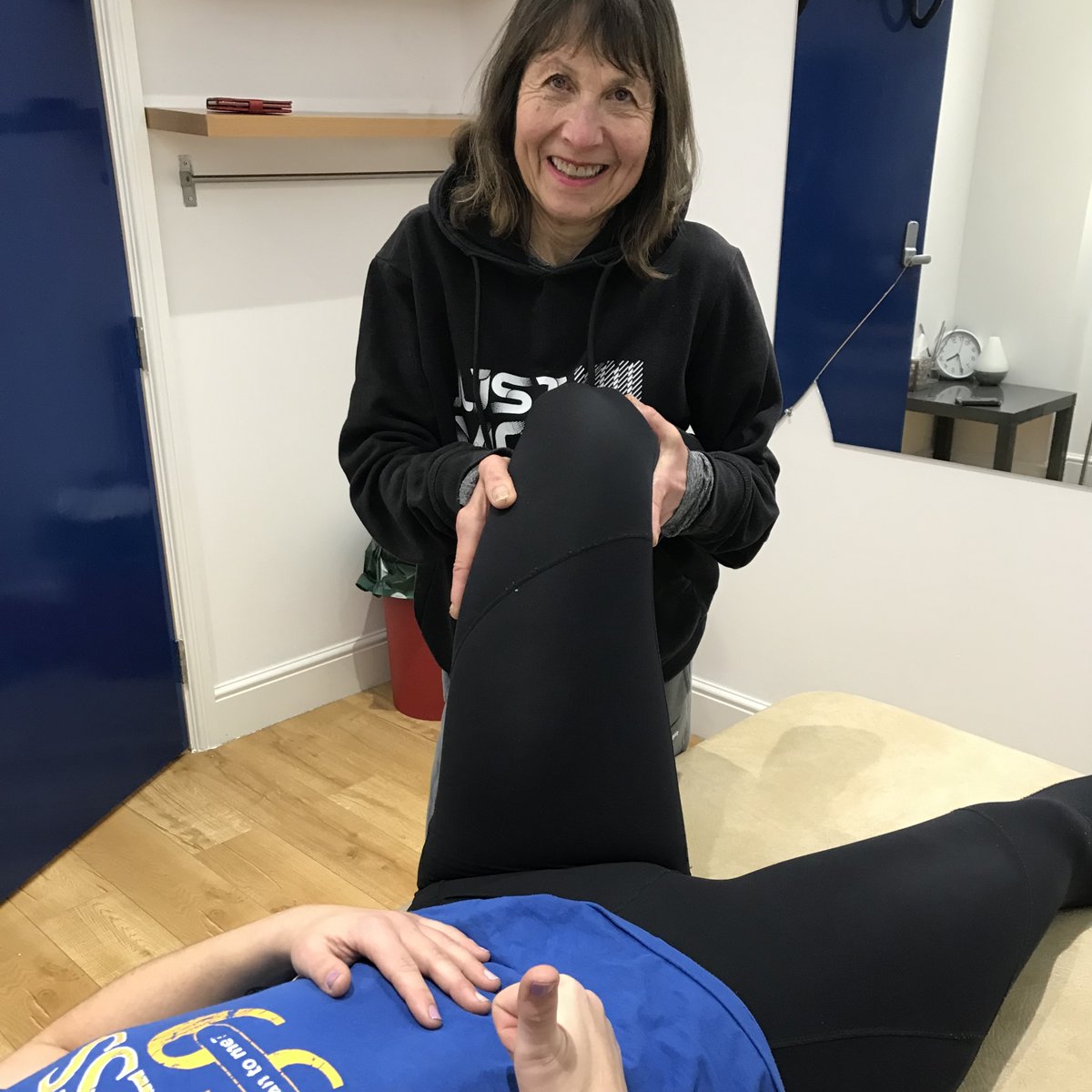 Our physio, Wendy has appointments available today She is very knowledgeable on running and associated running injuries, if you need to see her today after that mammoth feat yesterday call us #henleypractice #physiotherapyuk #londonmarathon23