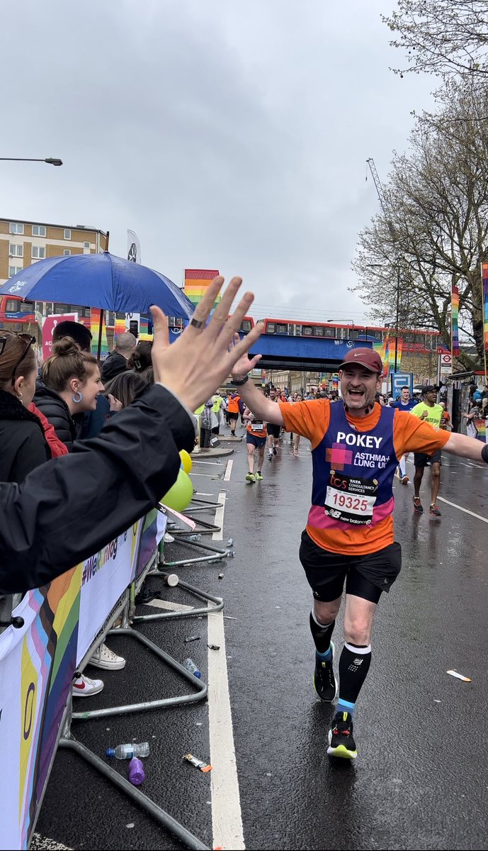 pokeypark's tweet photo. @LondonMarathon Simply INCREDIBLE. Thank you @londonmarathon for such an amazing day. And over £2,500 raised for @asthmauk. 

#LondonMarathon #londonmarathon2023 #tcslondonmarathon #tcslondonmarathon2023 #marathon #london #WeRunTogether https://t.co/R3ZgBNXP7Q