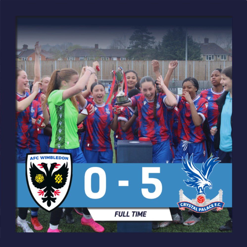 Well Well Well!!🔥🔥🎉🎉🥳🥳

Congratulations to our U14’s and U16’s for the respective successes in the <a href="/surreyfa/">Surrey FA</a> County Cup Finals on Sunday! 

Great results for both age groups… #southlondonandproud <a href="/CPFC/">Crystal Palace F.C.</a> <a href="/cpfc_w/">Crystal Palace F.C. Women</a>