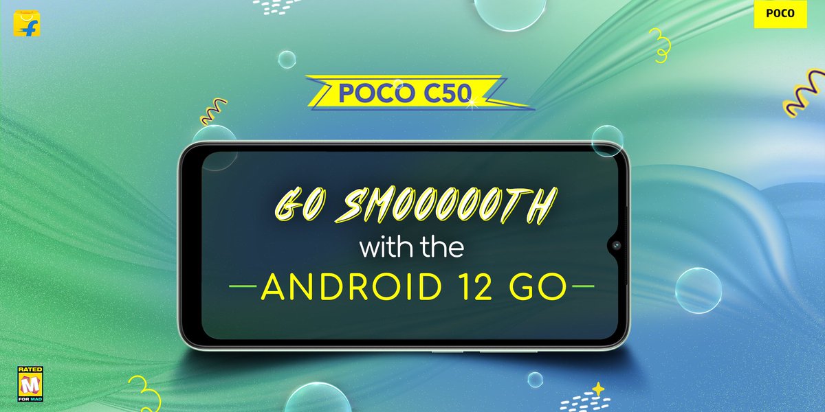 IndiaPOCO's tweet photo. Lean and classier than ever before, the #POCOC50 features Android GO, ensuring everything is incredible.
#SlayAllDay
Buy now: https://t.co/aatGvVNWSY https://t.co/mGhNEriRbm