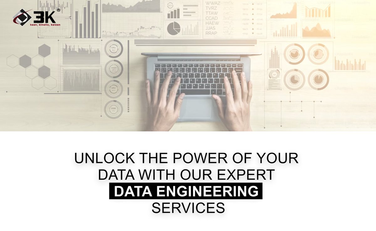 3ktech's tweet photo. Let us help you turn your raw data into valuable insights that drive growth and success for your business. Contact us today to get started!

#DataEngineering #BigData #Analytics #DataPipeline
#DataOps #ETL #DataIntegration #DataWarehouse
#DataArchitect #DataModeling https://t.co/1mIyT9SD16