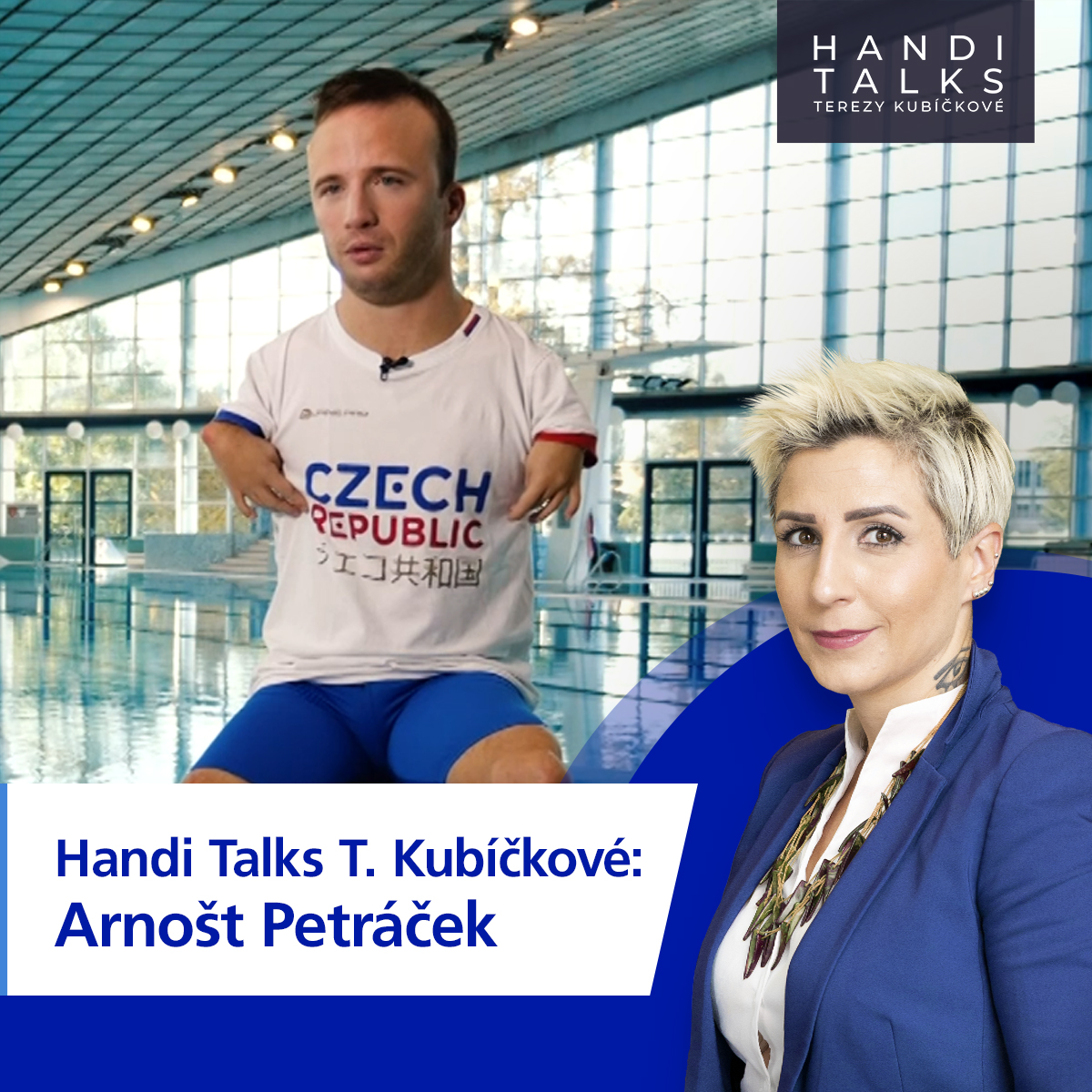 oneplaysportcz's tweet photo. 🗣 Kvůli vrozené vadě nikdy nezatleská a i v dospělosti měří jen necelý metr a půl. Doma má ale stovky medailí, mezi nimi i zlatou z paralympijských her v Riu. Plavec Arnošt Petráček a jeho příběh v Handi Talks Terezy Kubíčkové dnes od 22:30 na O2 TV Sport. 📺 #handitalks https://t.co/1gNoIk3WZz