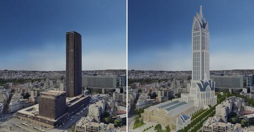 Classical_fi's tweet photo. Before & After in #Paris?
Will the hated #TourMontparnasse remain an #eyesore forever, or would it be time to heal the wound?
Thanks @LeRegardNaif for a thought-provoking counter-proposal!
#SaccageParis
#contreprojet
#counterproposal
#beforeandafter
👉https://t.co/5dQPFosbw3 https://t.co/EcEhW1zuTK