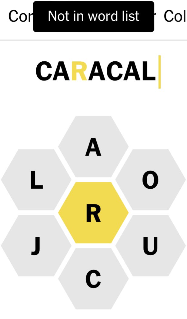 SetuVoraMD ♥️ (@setuvora) on Twitter photo This cat would jump at the chance to be included in the word list <a href="/thegridkid/">Sam Ezersky</a> <a href="/beesolved/">Spelling Bee Solver (@sbsolver.com on Bluesky)</a> #hivemind #Nytspellingbee This cat would jump at the chance to be included in the word list <a href="/thegridkid/">Sam Ezersky</a> <a href="/beesolved/">Spelling Bee Solver (@sbsolver.com on Bluesky)</a> #hivemind #Nytspellingbee