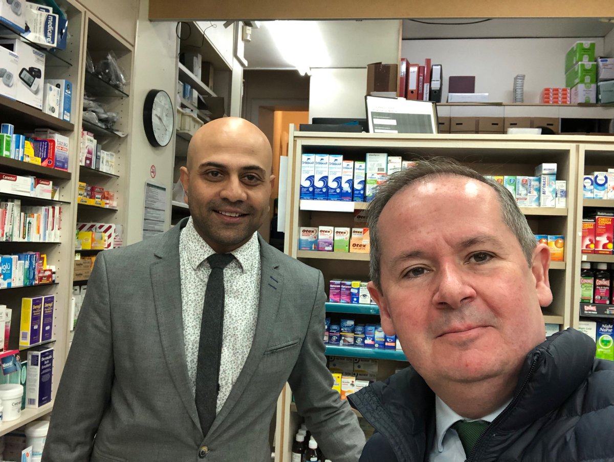 Thanks to the team at Carters’ pharmacy in Pinner for an informative discussion about the pharmacy business, this morning