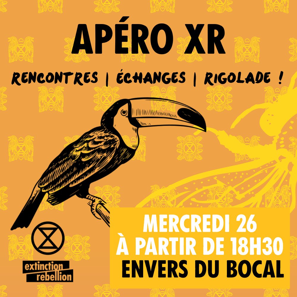 Parce qu’il vaut mieux en rire qu'en pleurer 👇

Nouvel apéro XR Poitiers pour se rencontrer dans un cadre sympa et dans la bonne ambiance.
On espère vous voir nombreux.euses !!! 🥳