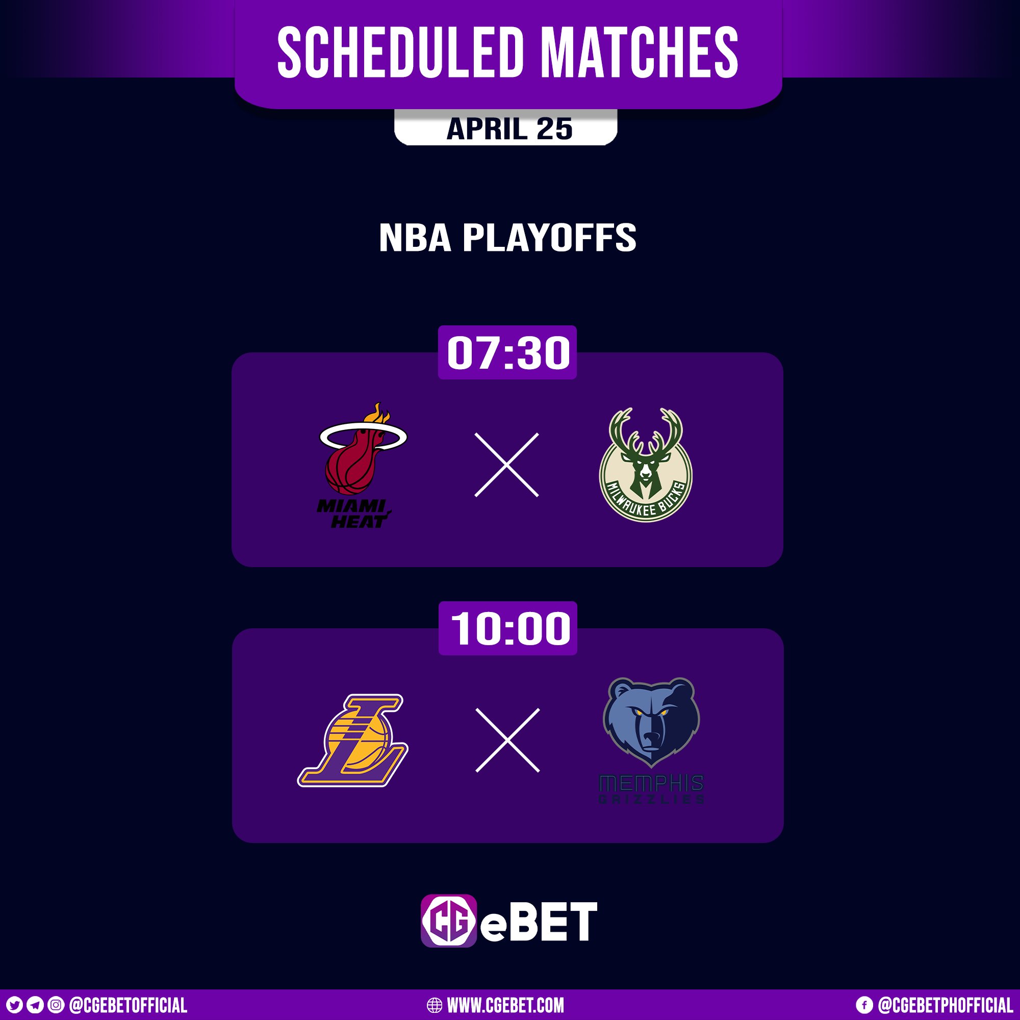 CGeBET Official on Twitter "The 2023 NBA Playoffs are set! Here's the