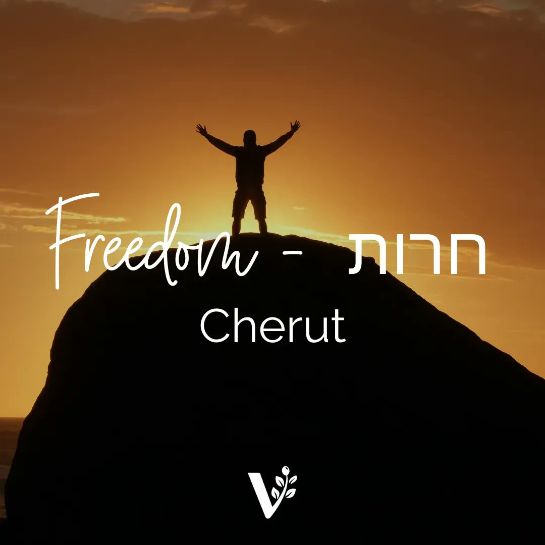 BarrySegalVFI's tweet photo. Hebrew Word | Freedom - חרות - Cherut
As we celebrate #Passover, let's reflect on the Hebrew word "חרות" or "Cherut" and the importance of freedom in our lives. May we never take it for granted and strive to ensure it's a reality for all. #visionforisrael #hebrew #wordoftheday https://t.co/3qRcj4evlI