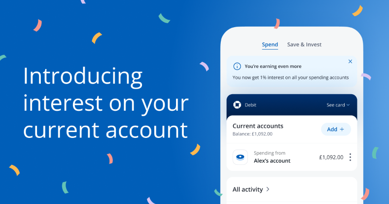 chase_uk's tweet photo. Fuss-free current account interest is here! 

Think of it as a little extra cash towards your weekend plans, food shop, or anything else you fancy.

Here's how it works 👇 1/4