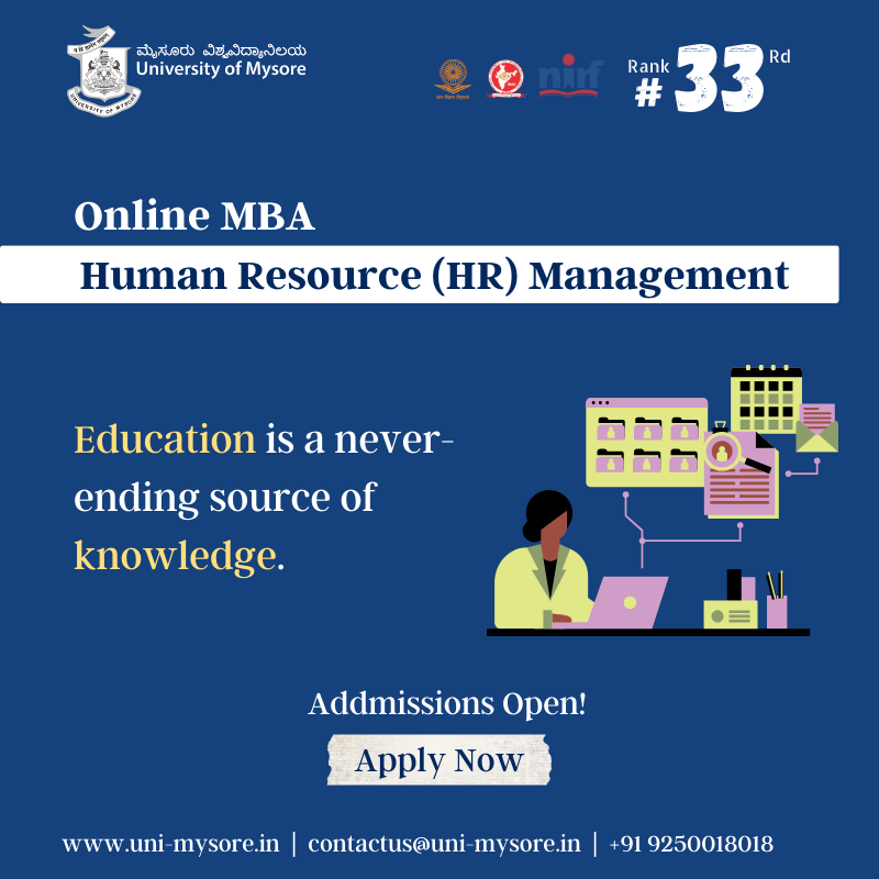 'Education is a never-ending source of knowledge. '

Get your degree in online MBA in Human Resource (HR) Management. 
Apply Now - uni-mysore.in/online-mba-hum…

#MBA #MBAinHR #OnlineMBAinHR #onlinedegree #onlinecourses #onlineeducation #OnlineUniversity