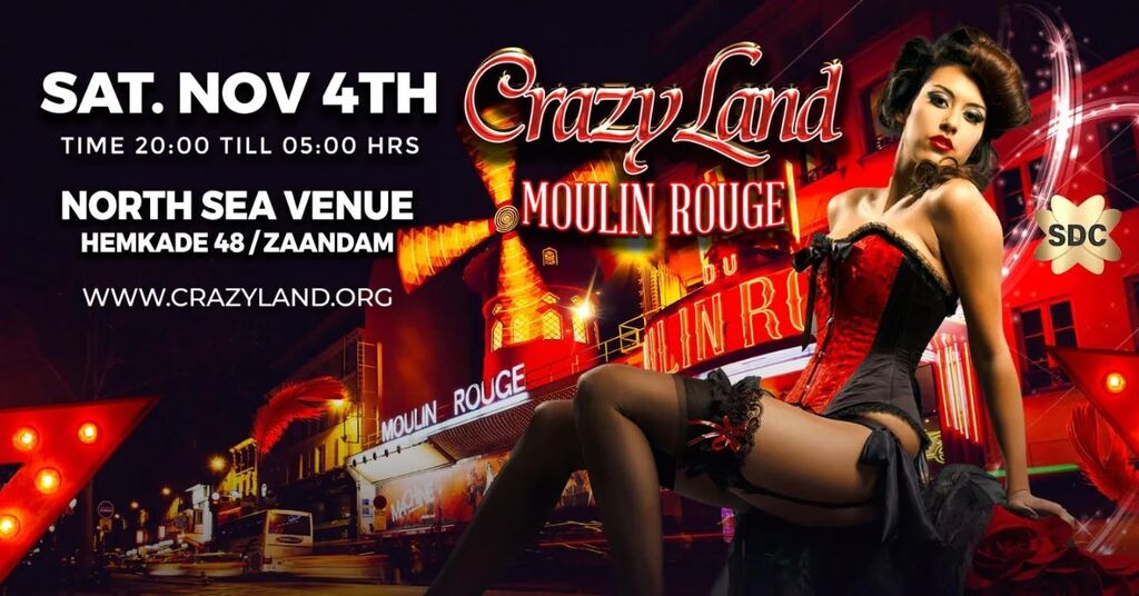 Crazyland komt terug in de Hemkade op 4 november met een super gaaf thema " Moulin Rouge " 

Ja hoor eindelijk is Crazyland weer terug in de Hemkade Zaandam op 4 november 2023. En om het nog mooier te maken hebben we een hele leuke aanbieding. 

Klik sne… instagr.am/p/Crad2fOAF3M/