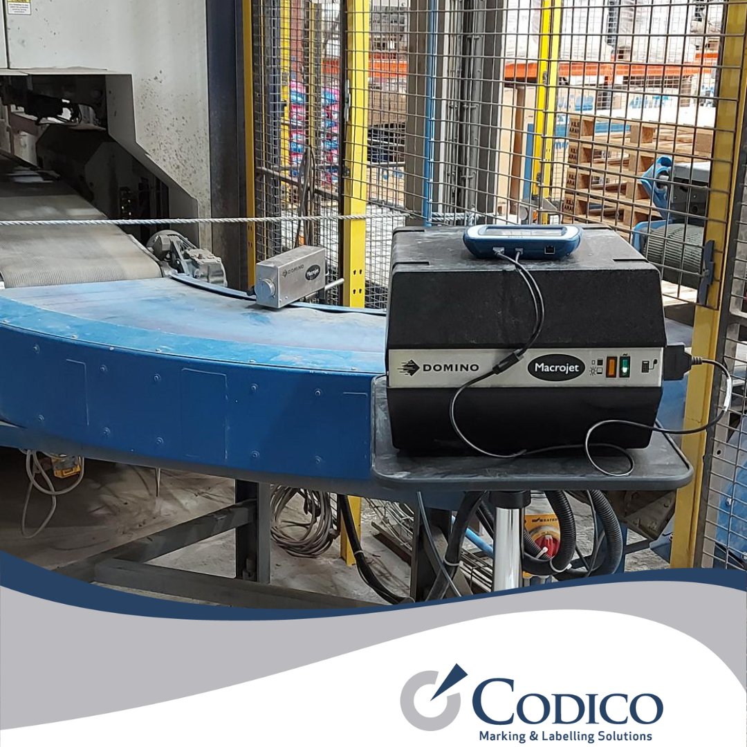 CodicoDist's tweet photo. Our team were recently onsite with a leading manufacturer of concrete and asphalt products installing a brand new Macrojet, large character coding solution. #BatchCoding #BatchMarking #OuterCaseCoding #SupplyChain https://t.co/kmOuTbZ8sZ https://t.co/U13PmewfJG