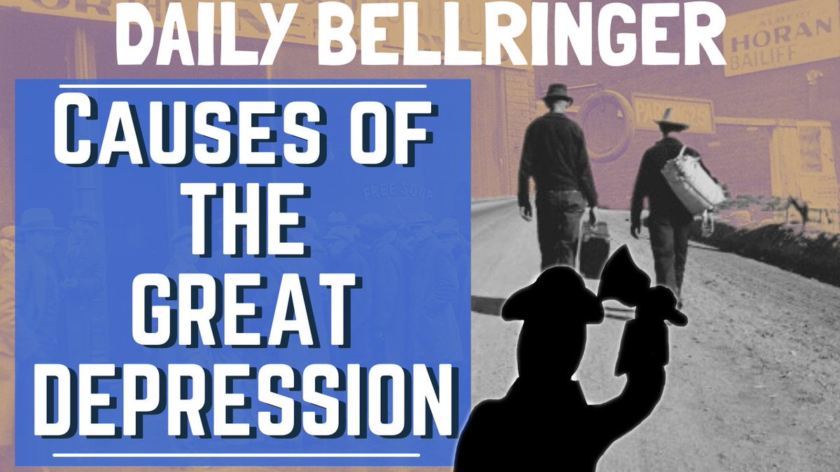 BellringerDaily's tweet photo. New Video CAUSES OF THE GREAT DEPRESSION questions in the description https://t.co/EO3Bi1Yw7M

#history #ushistory #americanhistory #distancelearning  #sschat #socialstudies #teacher #historyteacher #ushistoryteacher #socialstudiesteacher #greatdepression #teaching #teachingideas https://t.co/rWxUct03vq