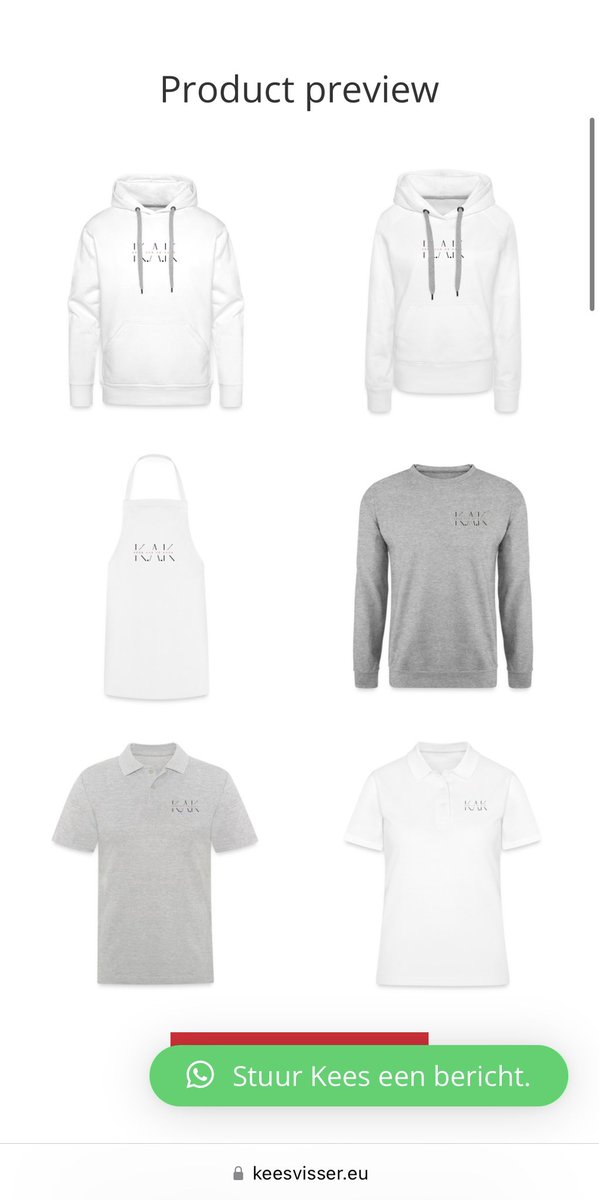KeesVisser01's tweet image. keesvisser.eu/shop 

#kak #keesaandekook #youtube #kookprogramma